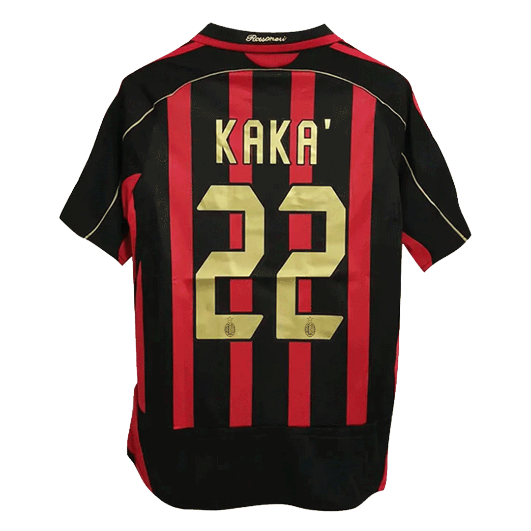 KAKA' #22 Retro 2006/07 AC Milan Home Soccer Jersey