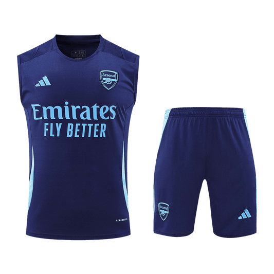 Arsenal Pre-Match Soccer Jersey Vest Kit (Jersey+Shorts) 2024/25