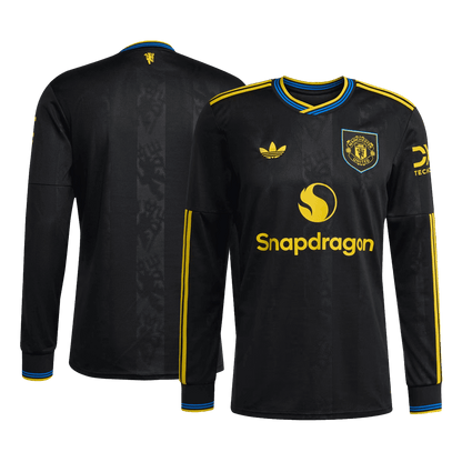 Manchester United Third Away Long Sleeve Soccer Jersey 2025/26