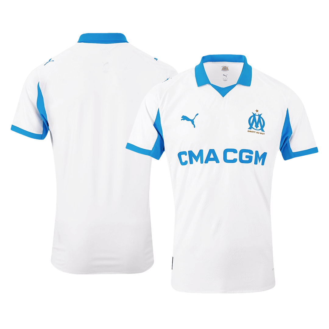Marseille Home Player Version Soccer Jersey 2025/26