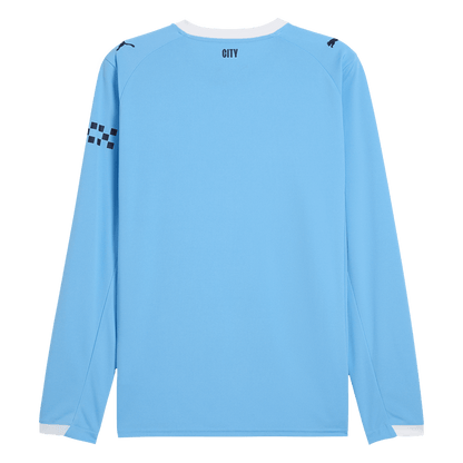 Manchester City Home Long Sleeve Soccer Jersey 2025/26