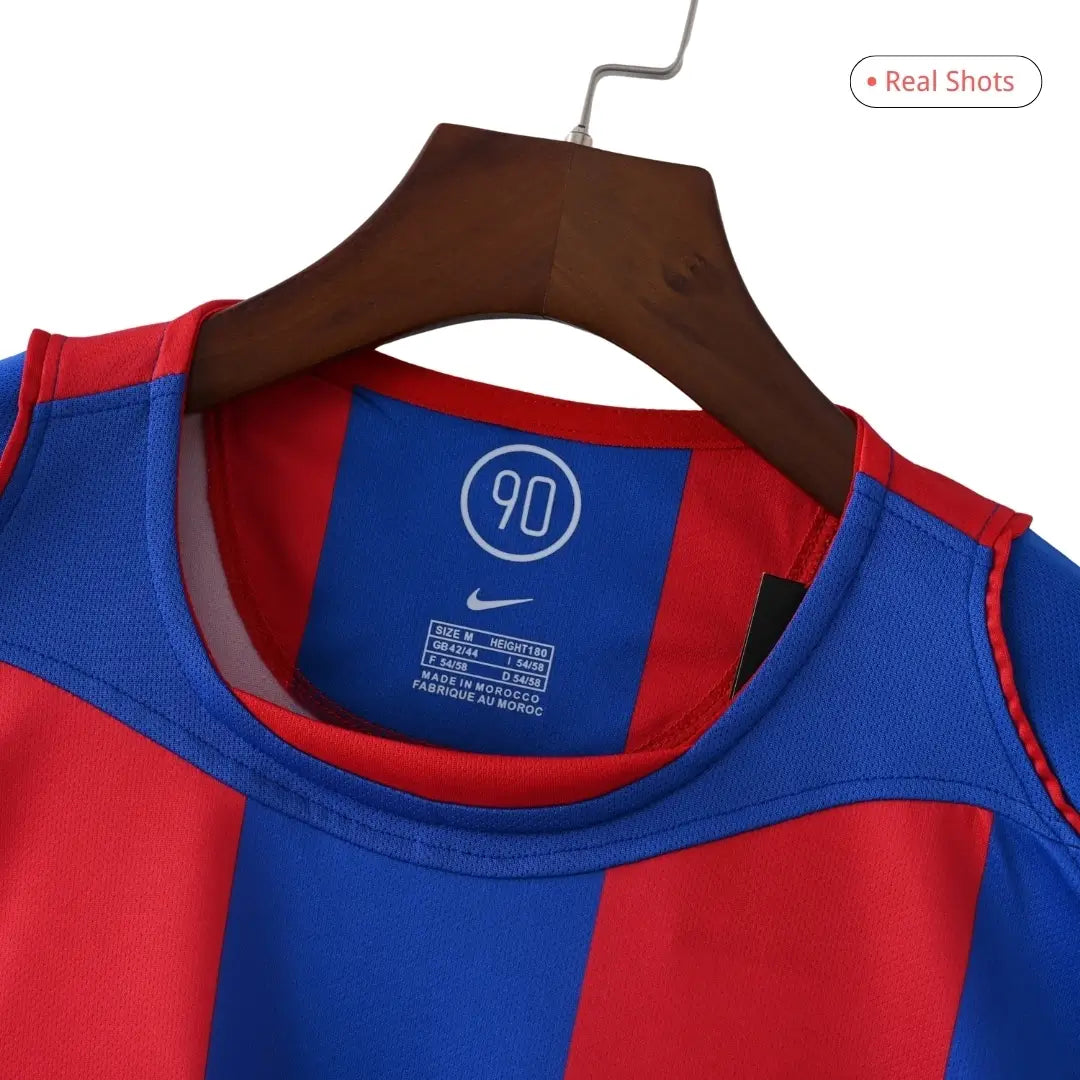 Retro Barcelona 2004/05 Home Soccer Jersey