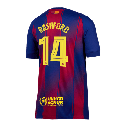 RASHFORD #14 Barcelona Home Soccer Jersey 2025/26 - UCL