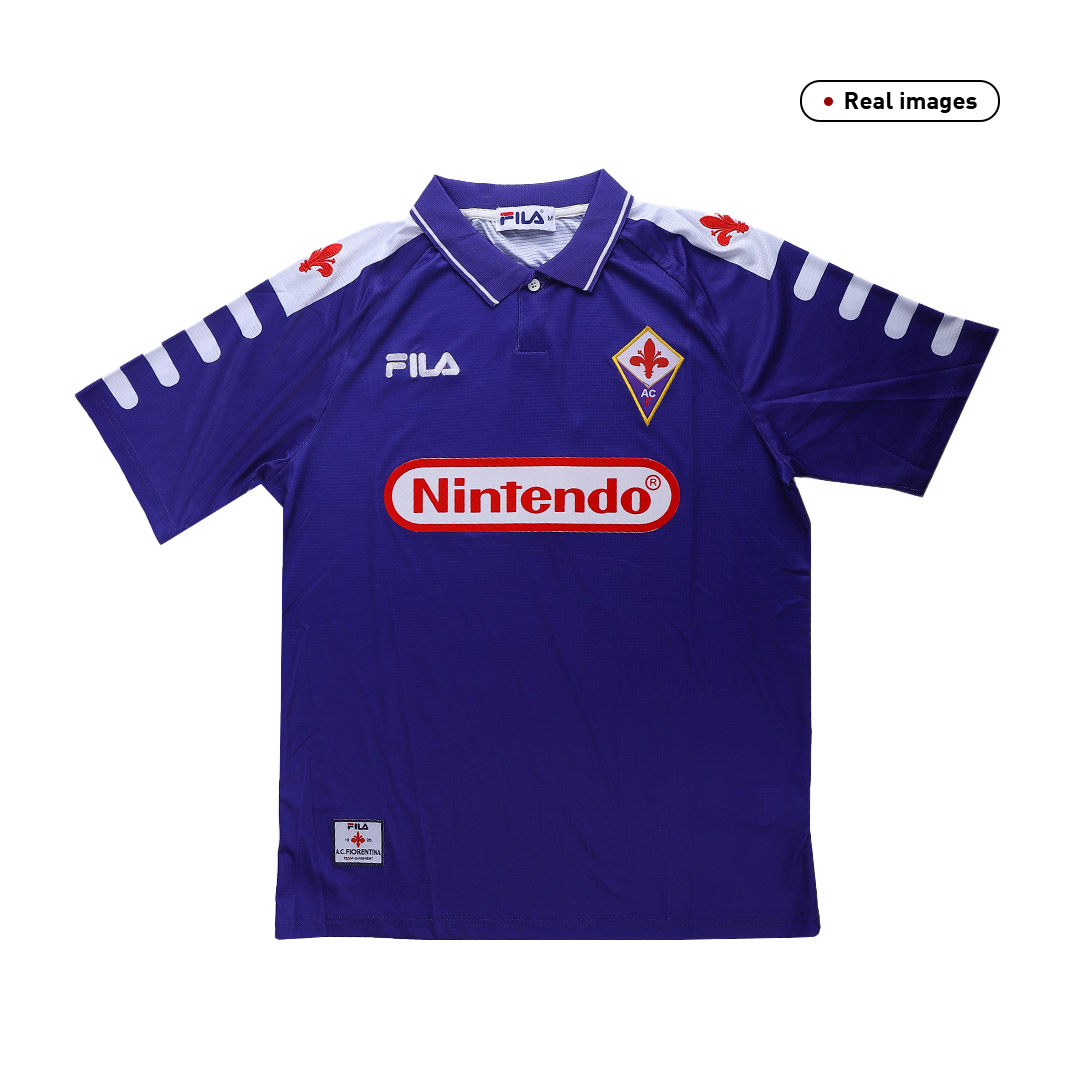 Fiorentina 1998/99 Home Retro Soccer Jersey