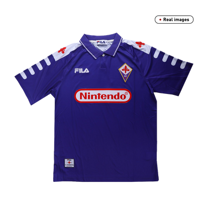 Fiorentina 1998/99 Home Retro Soccer Jersey