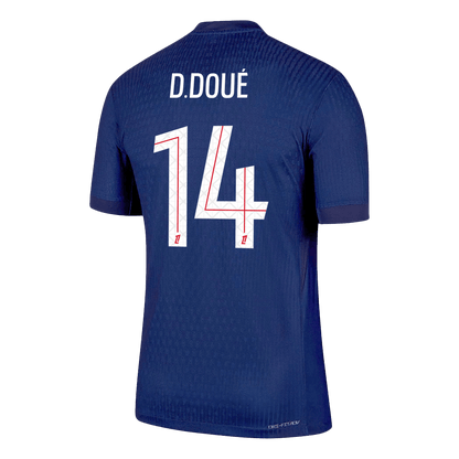 D.DOUÉ #14 PSG Home Player Version Soccer Jersey 2025/26