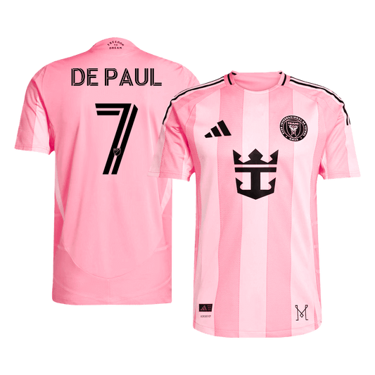 DE PAUL #7 Inter Miami CF Home Player Version Soccer Jersey 2025