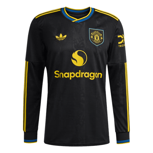 Manchester United Third Away Long Sleeve Soccer Jersey 2025/26
