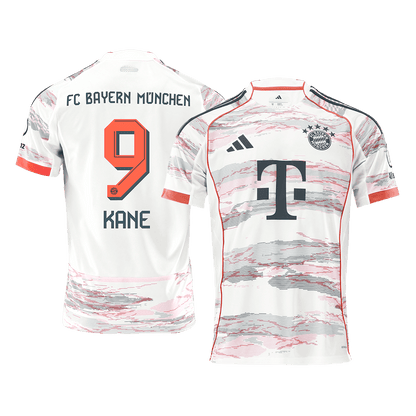 KANE #9 Bayern Munich Away Soccer Jersey 2025/26 White