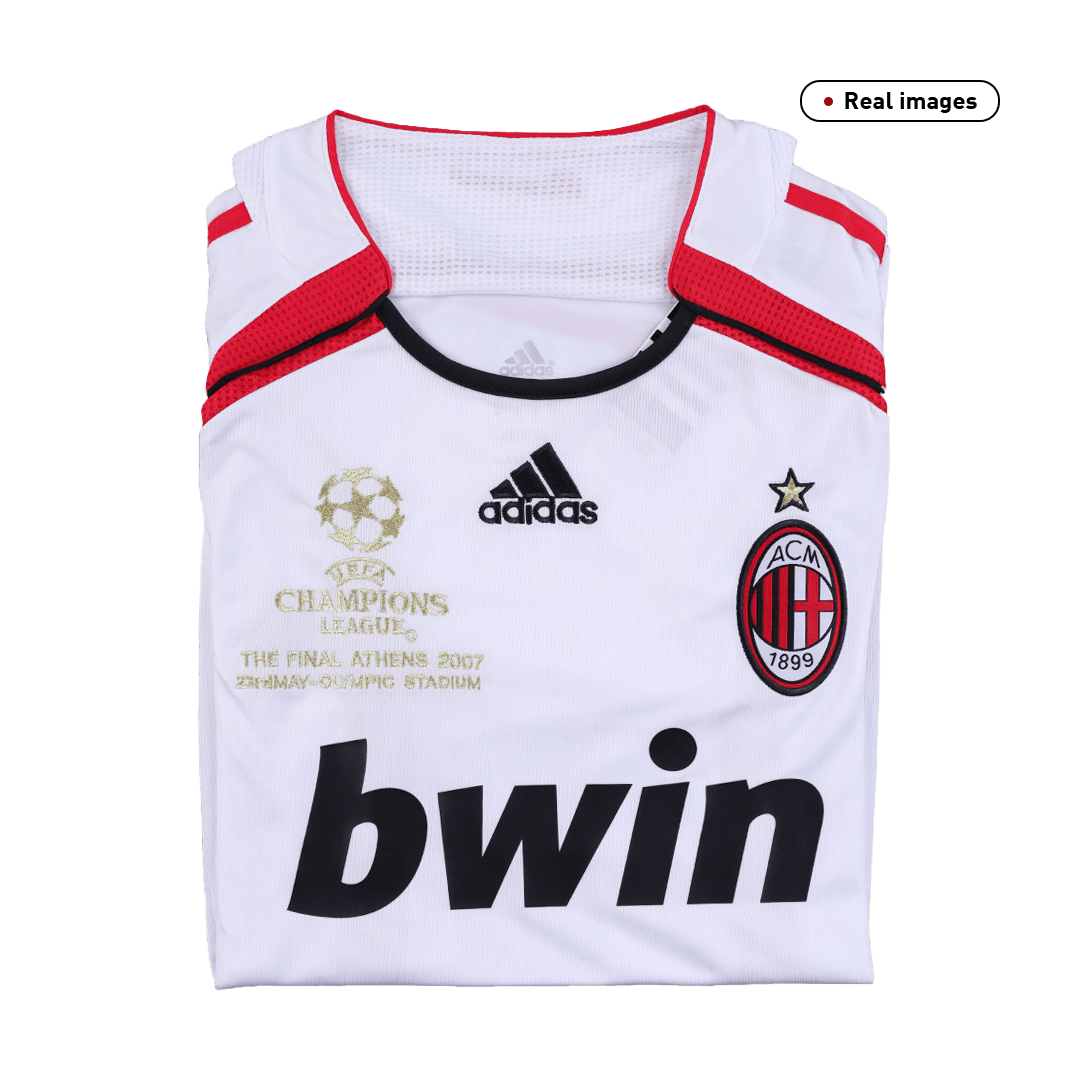 AC Milan 2006/07 Away Retro Soccer Jersey - UCL