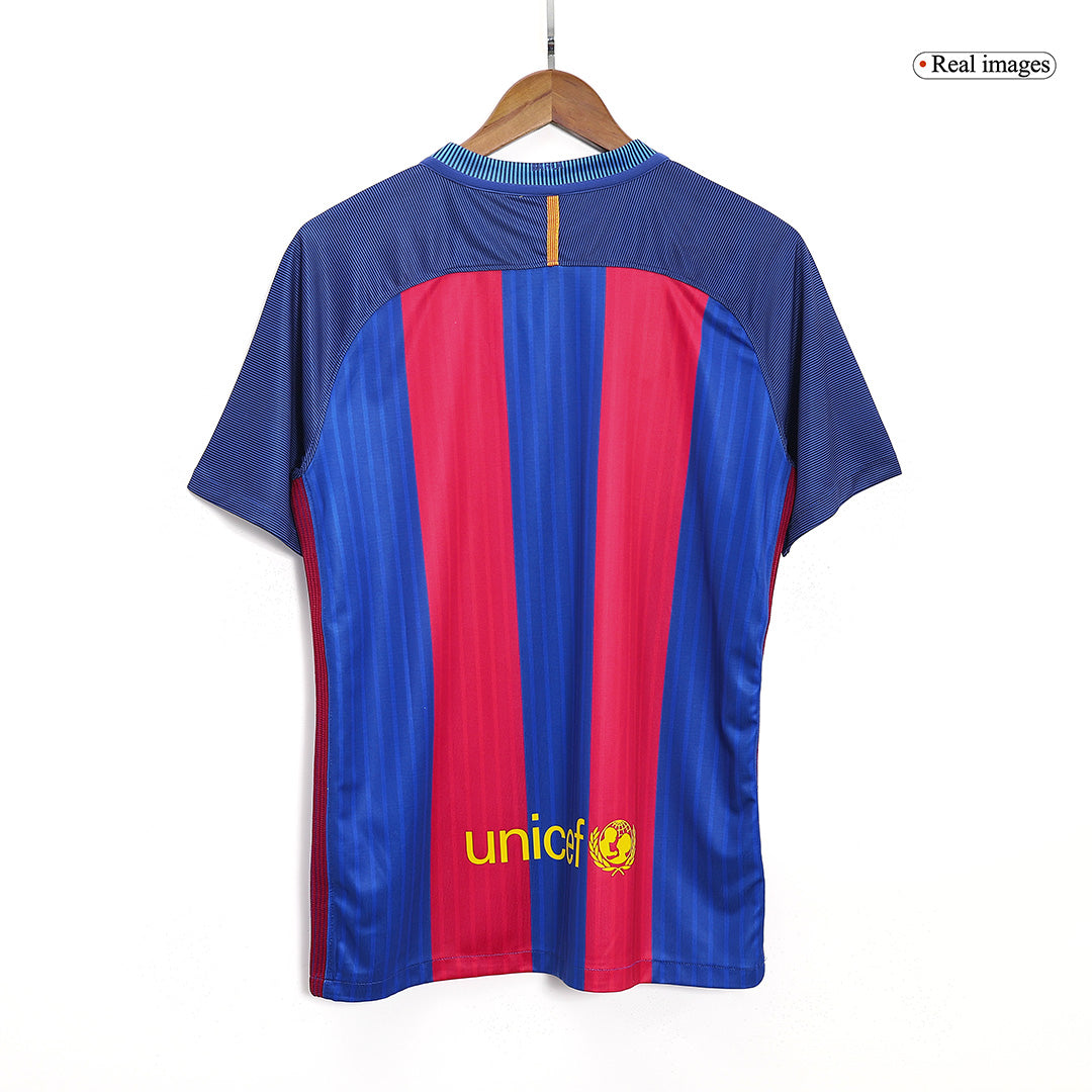 Barcelona 2016/17 Retro Home Soccer Jersey