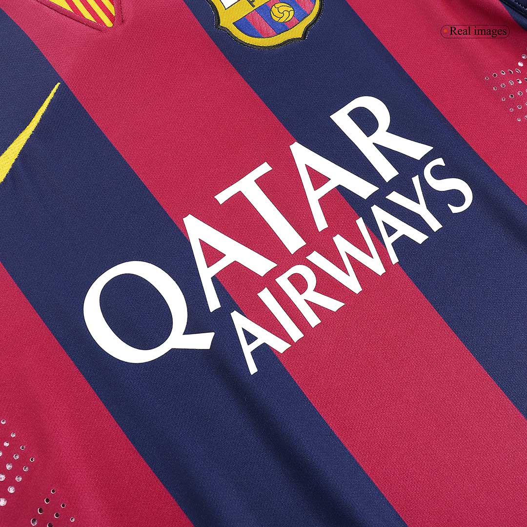 Barcelona MESSI #10 2014/15 Retro Home Soccer Jersey