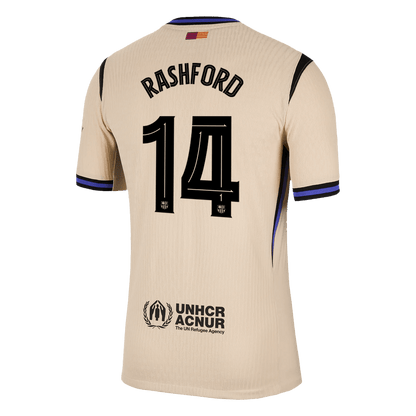 RASHFORD #14 Barcelona Away Player Version Soccer Jersey 2025/26 - UCL