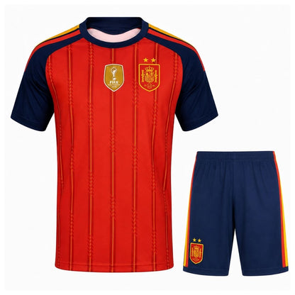 Kit de football domicile Espagne - Maillot + Short Coupe du Monde 2026