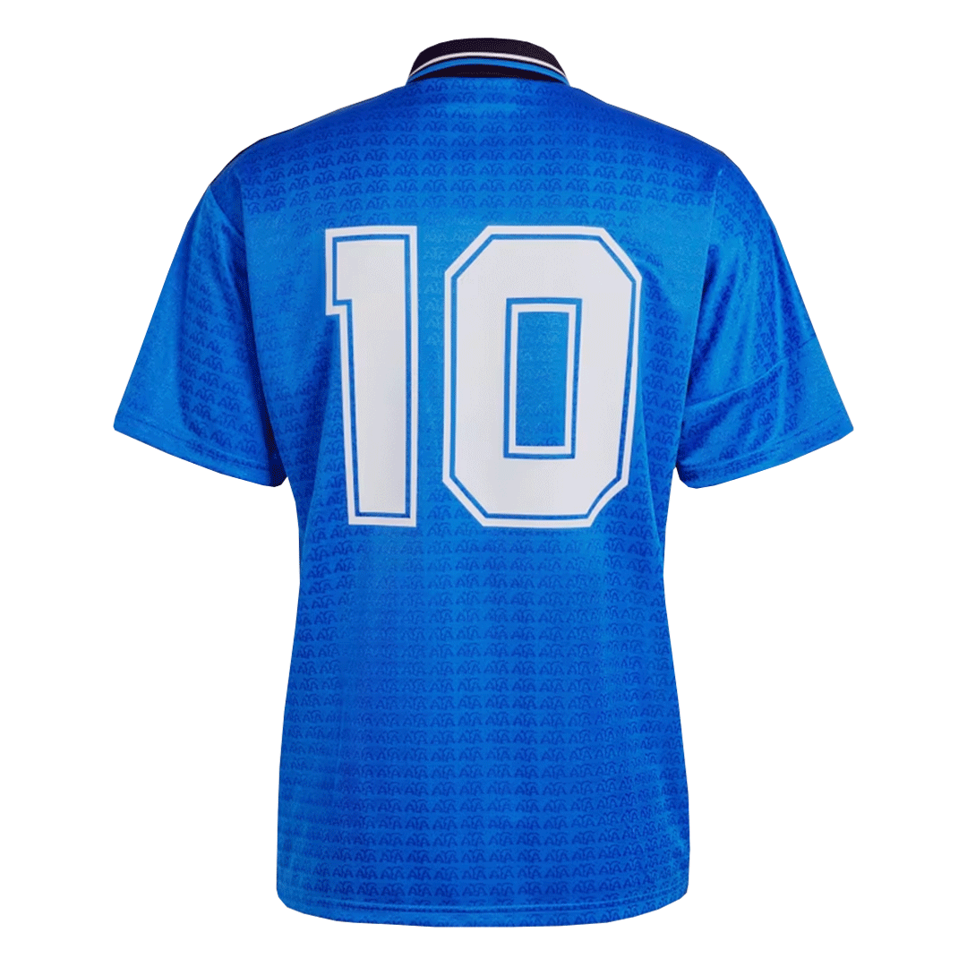 Argentina #10 Away Retro Football Jersey Kit (Jersey+Shorts) 1994