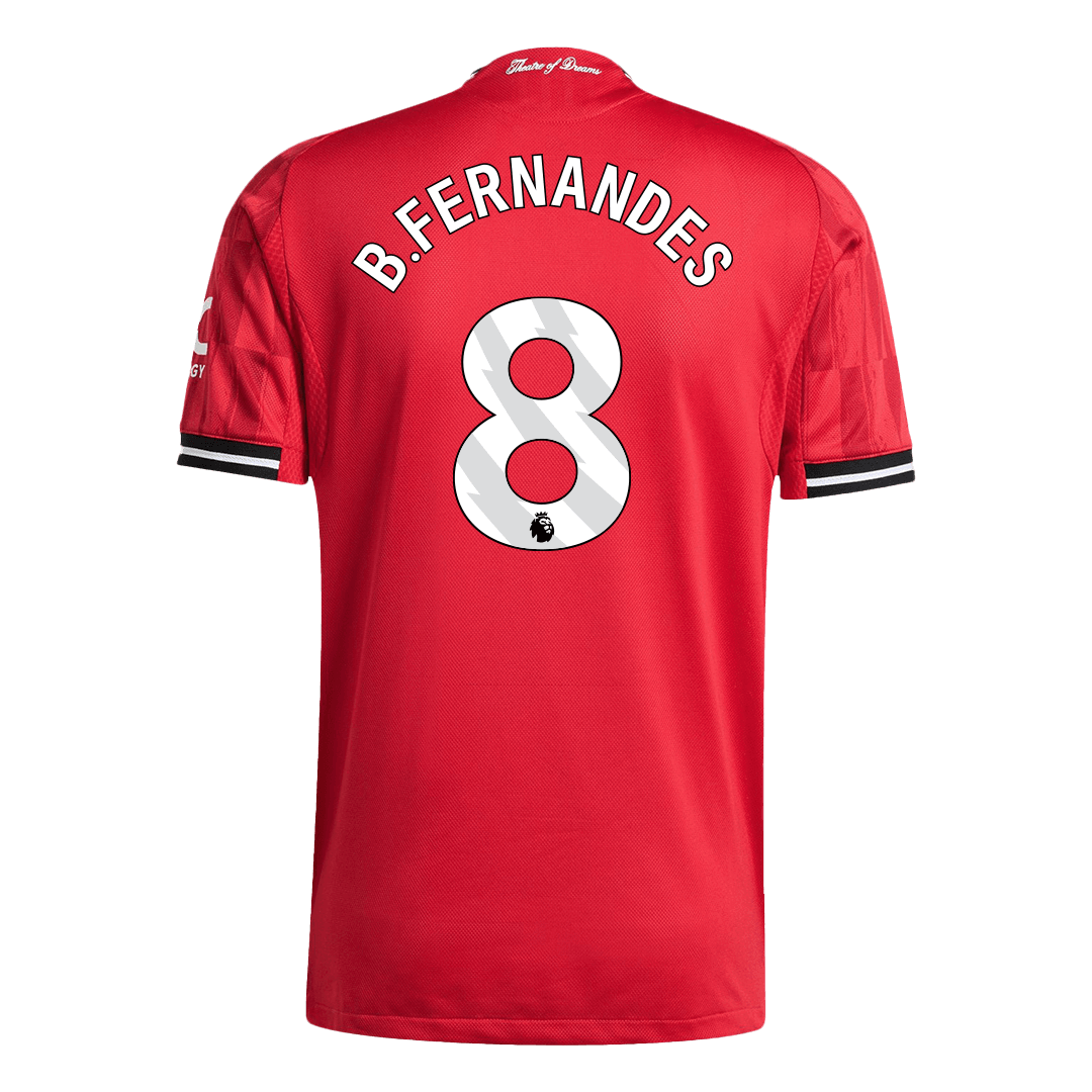 B.FERNANDES #8 Manchester United Home Player Version Soccer Jersey 2025/26