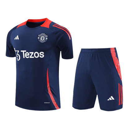 Manchester United Pre-Match Soccer Jersey Kit (Jersey+Shorts) 2024/25