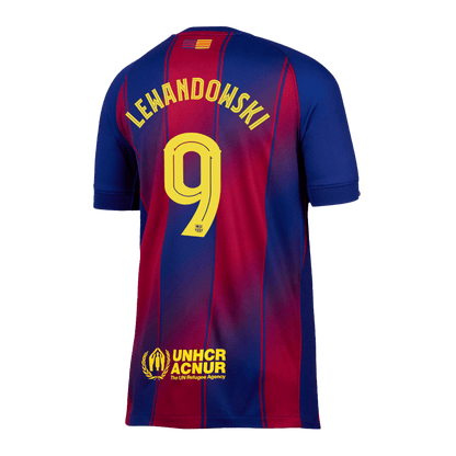 LEWANDOWSKI #9 Barcelona Home Soccer Jersey 2025/26 - UCL