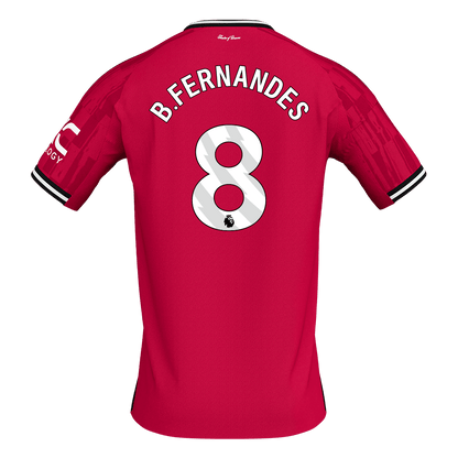B.FERNANDES #8 Manchester United Home Soccer Jersey 2025/26