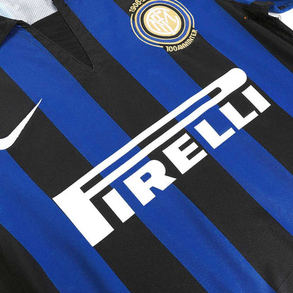 Inter Milan 2007/08 Home Retro Football Jersey