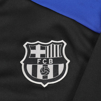 Barcelona Kid's Zipper Sweatshirt Kit (Top+Pants) 2024/25