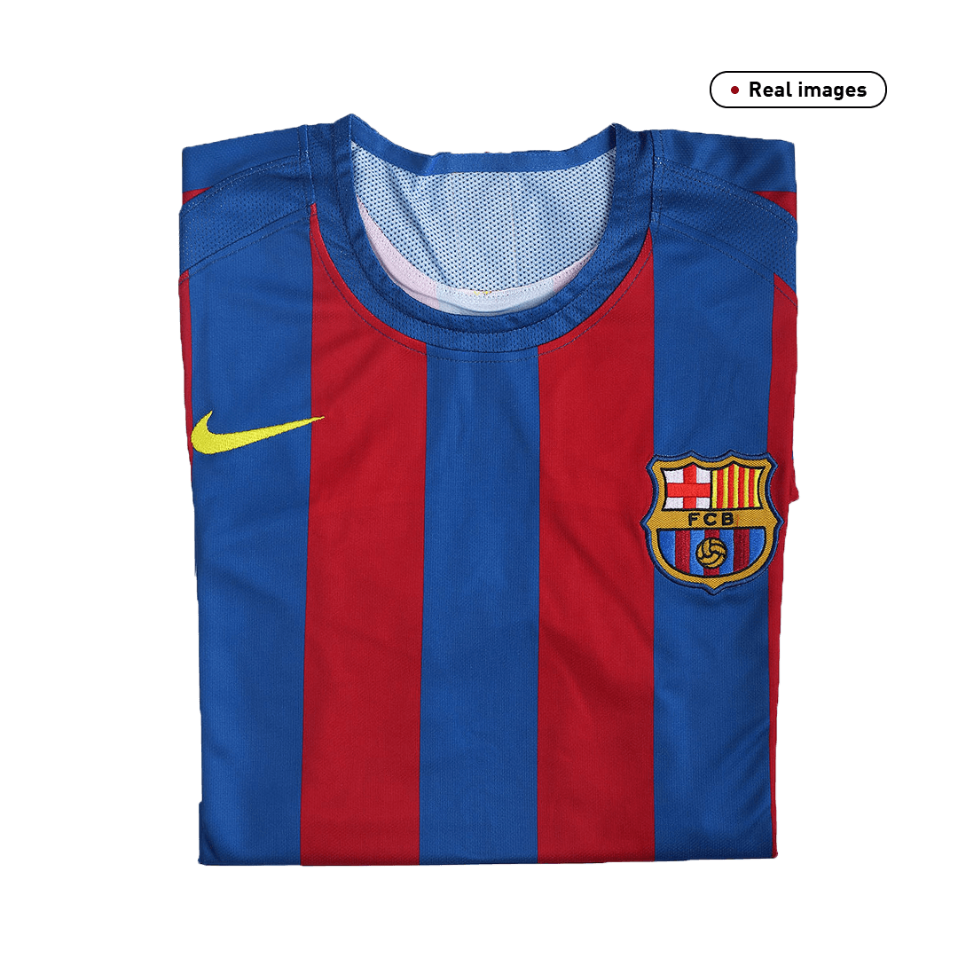 Barcelona MESSI #30 2005/06 Retro Home Soccer Jersey - UCL Final