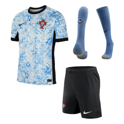 Portugal Away Football Jersey Kit (Jersey+Shorts+Socks) Euro 2024