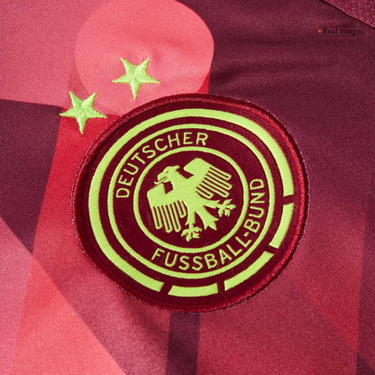 Germany Men's Away Football Jersey 2025 Red - Women's Euro