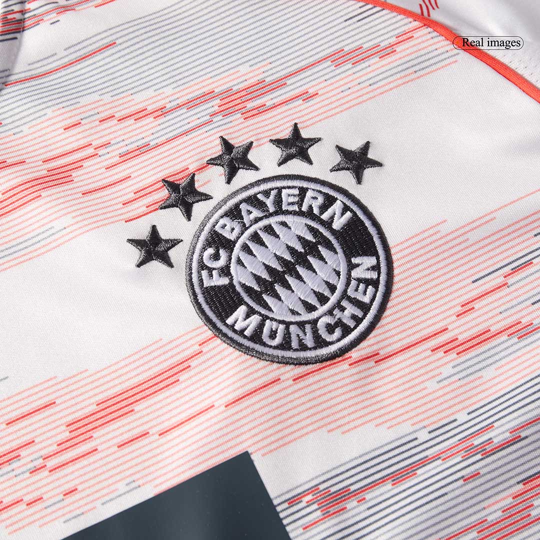 Bayern Munich Away Soccer Jersey Kit (Jersey+Shorts) 2025/26 White