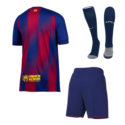 Barcelona Home Full Kit - Jersey+Shorts+Socks 2025/26