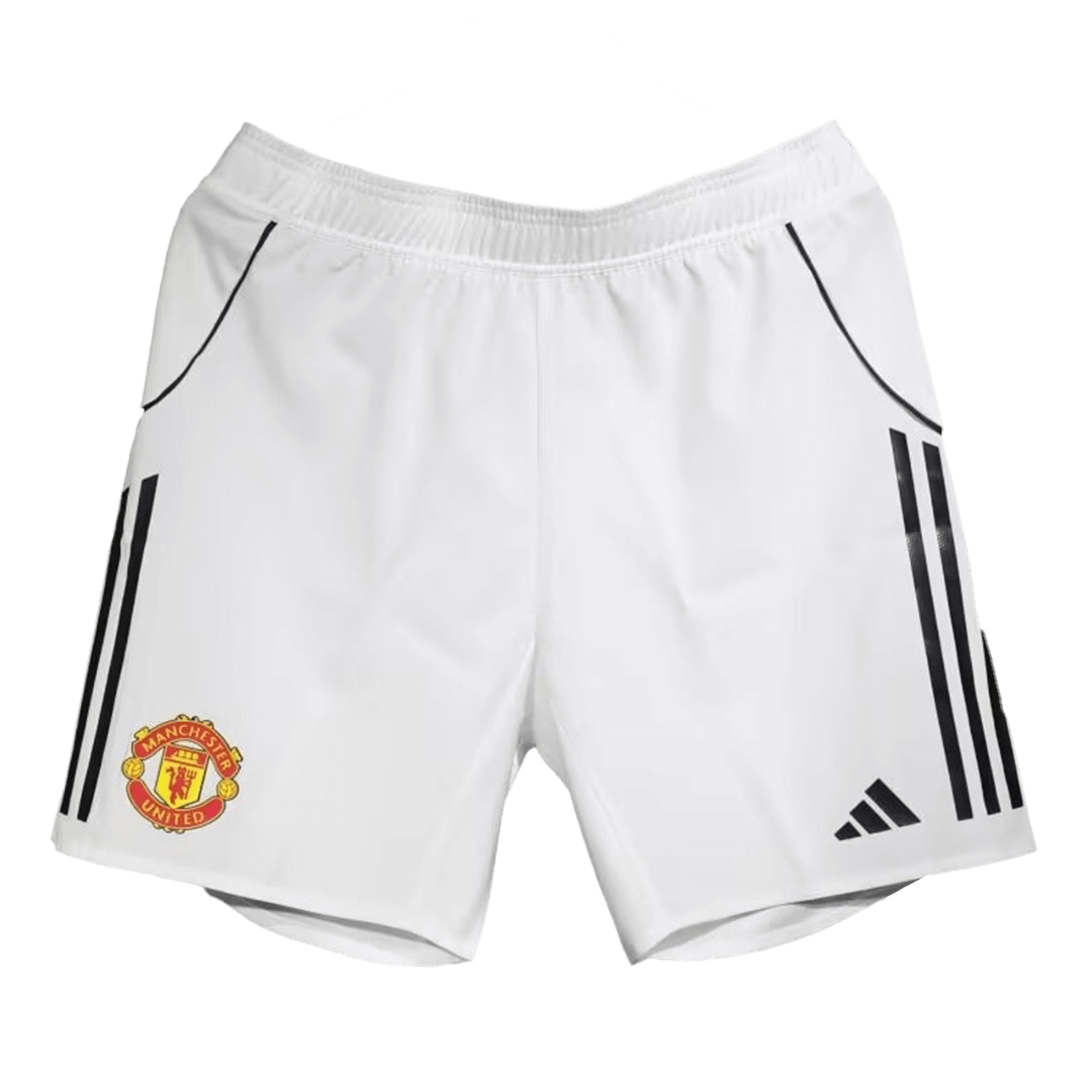 Manchester United Home Player Version Soccer Shorts 2025/26