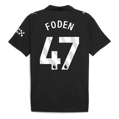 FODEN #47 Manchester City Away Soccer Jersey 2025/26