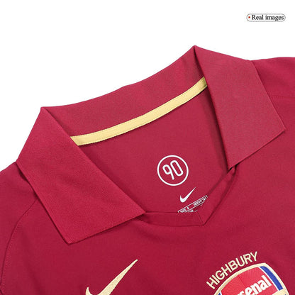 BERGKAMP #10 Arsenal 2005/06 Home Retro Soccer Jersey