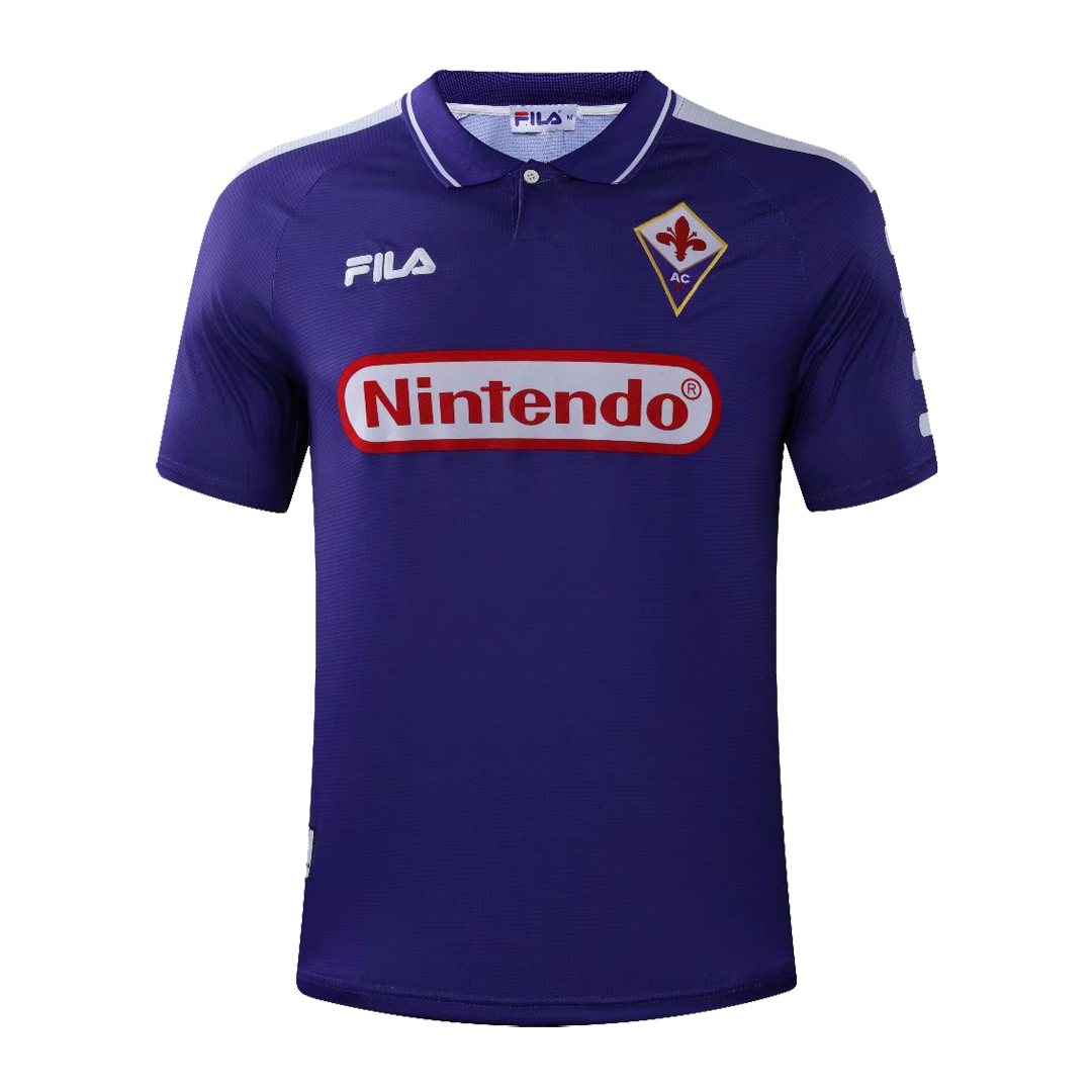 Fiorentina 1998/99 Home Retro Soccer Jersey