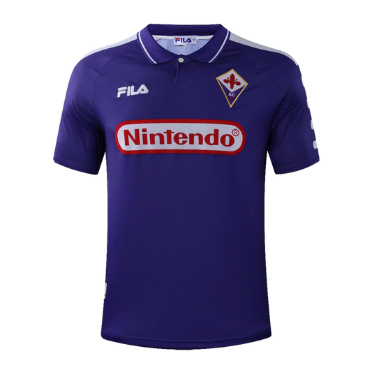 Fiorentina 1998/99 Home Retro Soccer Jersey