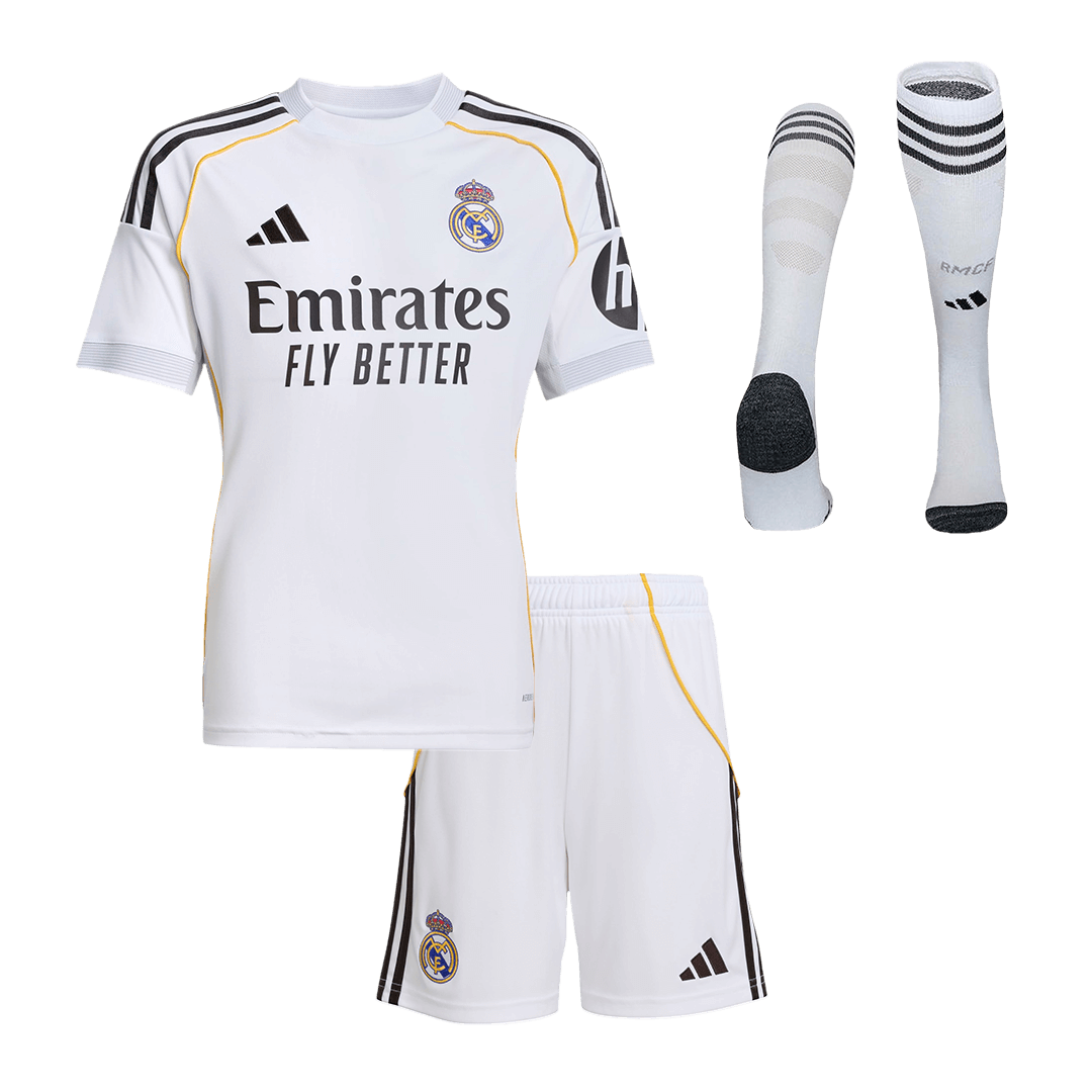 Real Madrid Kid's Home Full Kit - Jersey+Shorts+Socks 2025/26