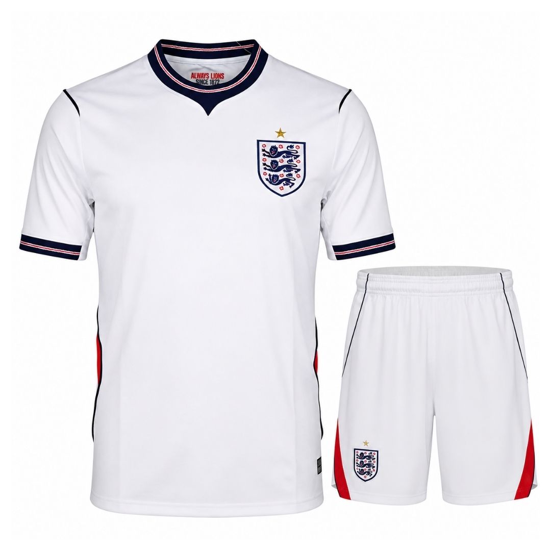 Uniforme de fútbol de local Inglaterra 2026 para la Copa Mundial - Camiseta + Pantalones cortos