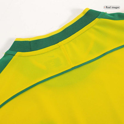 RONALDO #9 Retro 1998 Brazil Home Football Jersey - World Cup