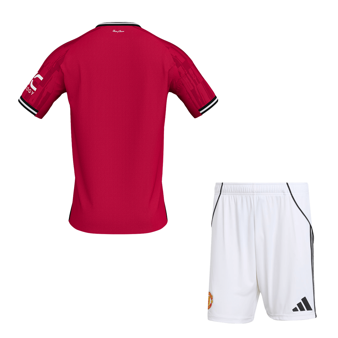 Manchester United Home Kit - Jersey+Shorts 2025/26