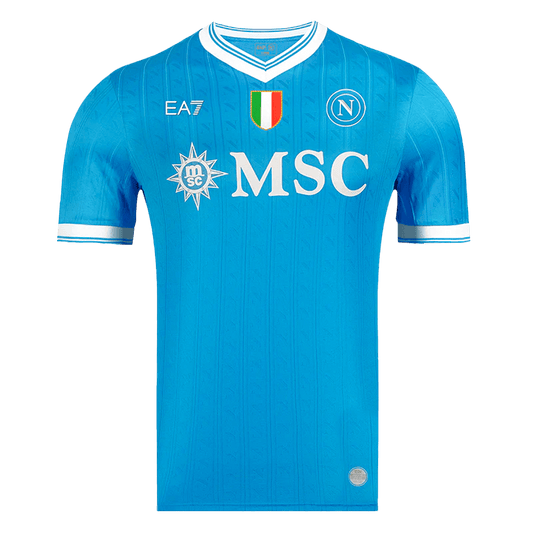 Napoli Home Player Version Soccer Jersey 2025/26