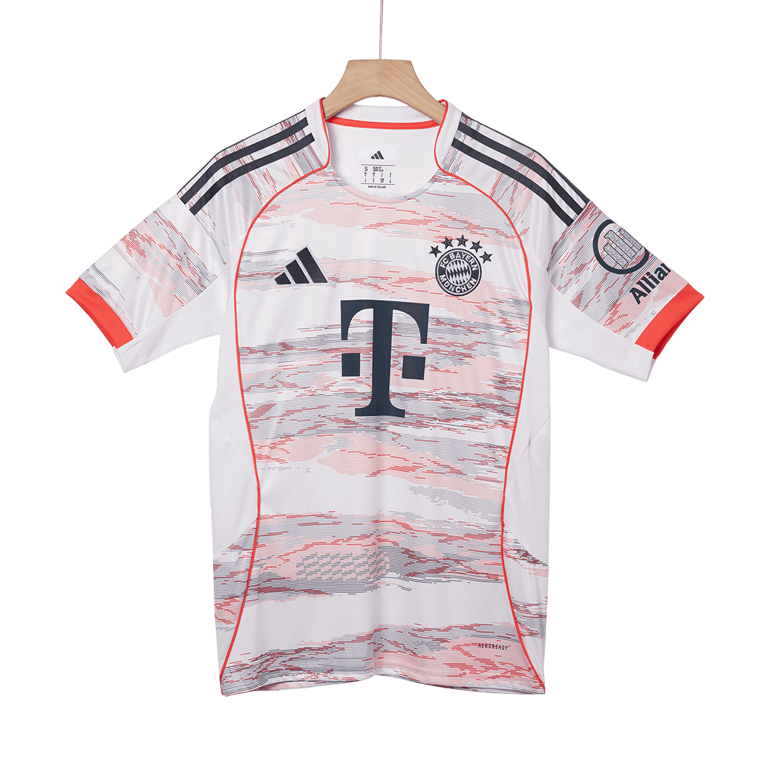 Bayern Munich Away Soccer Jersey Kit (Jersey+Shorts) 2025/26 White
