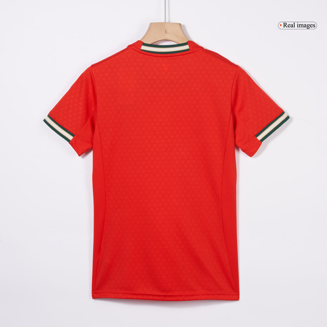 RONALDO #7 Portugal Women's Home Football Jersey 2025 Red
