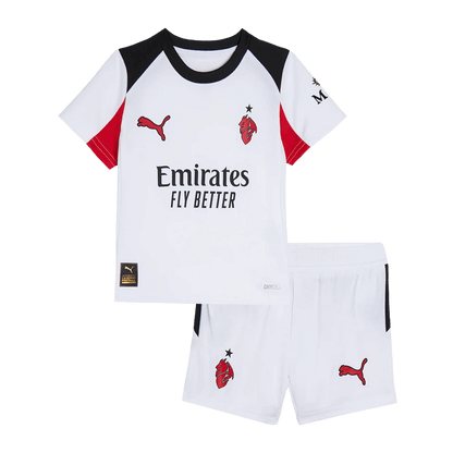 AC Milan Kid's Away kit 2025/26 - Jersey+shorts