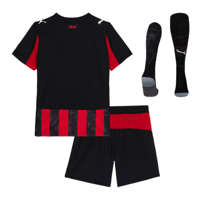 AC Milan Kid's Home Full Kit - Jersey+shorts 2025/26