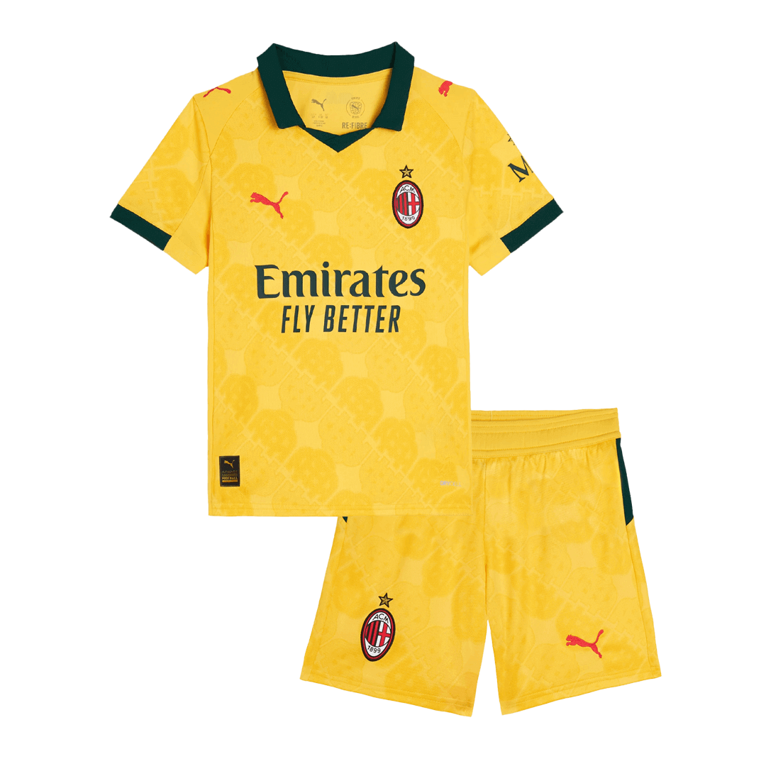 AC Milan Kid's Third Away Kit 2025/26 - Jersey+shorts