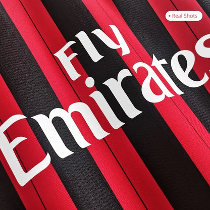 Maillot domicile manches longues manches longues AC Milan 2013/14 rétro KAKA n°22 Ligue des champions