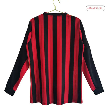 Camiseta retro de fútbol de manga larga del AC Milan 2013/14