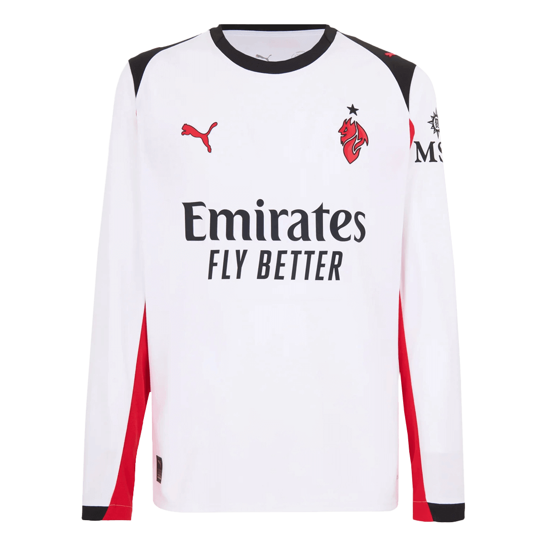 AC Milan Away Long Sleeve Soccer Jersey 2025/26