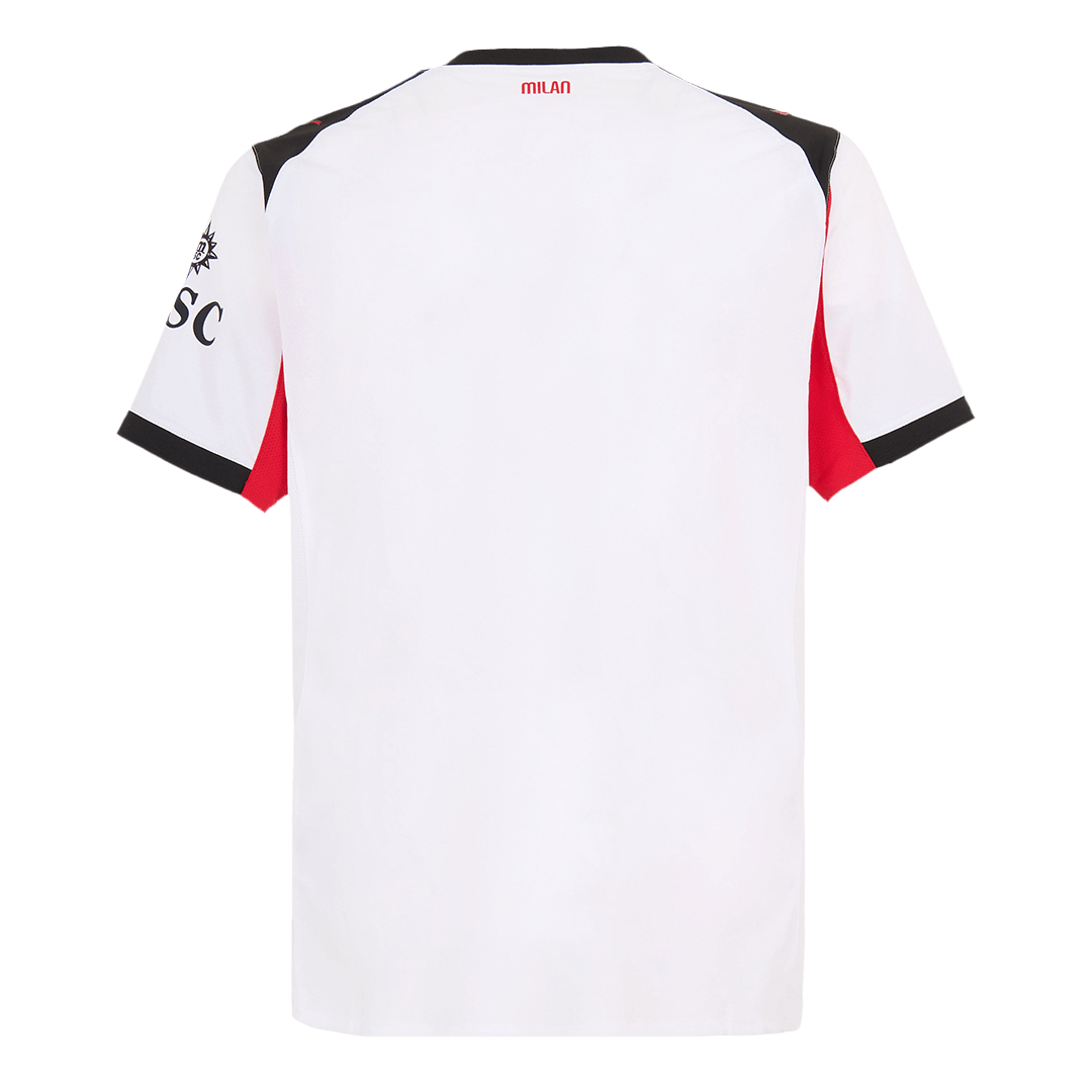 Camiseta de fútbol del AC Milan, versión visitante, temporada 2025/26