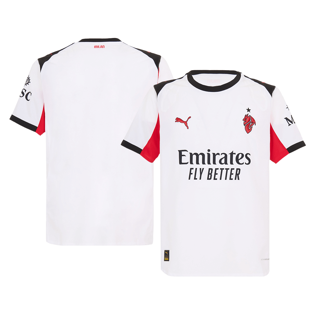 Camiseta de fútbol del AC Milan, versión visitante, temporada 2025/26